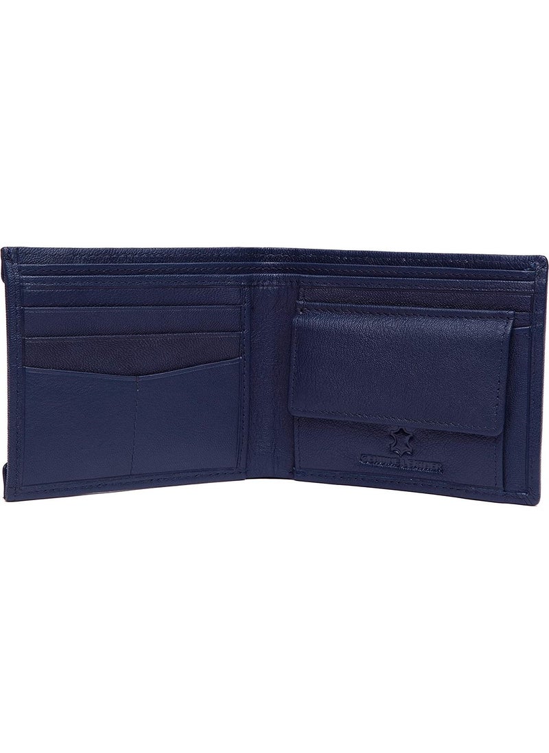 Wildhorn - Men Blue Genuine Leather Wallet Gift Set Combo - Image 1