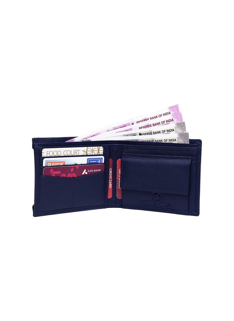 Wildhorn - Men Blue Genuine Leather Wallet Gift Set Combo - Image 1