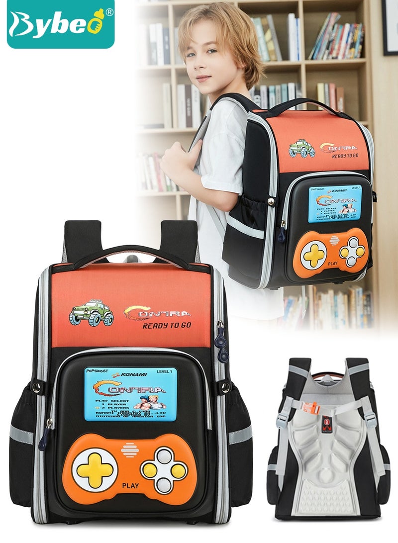 بيبو حقيبة مدرسية للأطفال، حقيبة ظهر للأطفال، حقيبة ظهر مدرسية لطلاب المدارس الابتدائية، حقائب مدرسية مقاومة للماء للأولاد والبنات، حقائب مدرسية ابتدائية، سعة كبيرة وخفيفة الوزن - Image 1