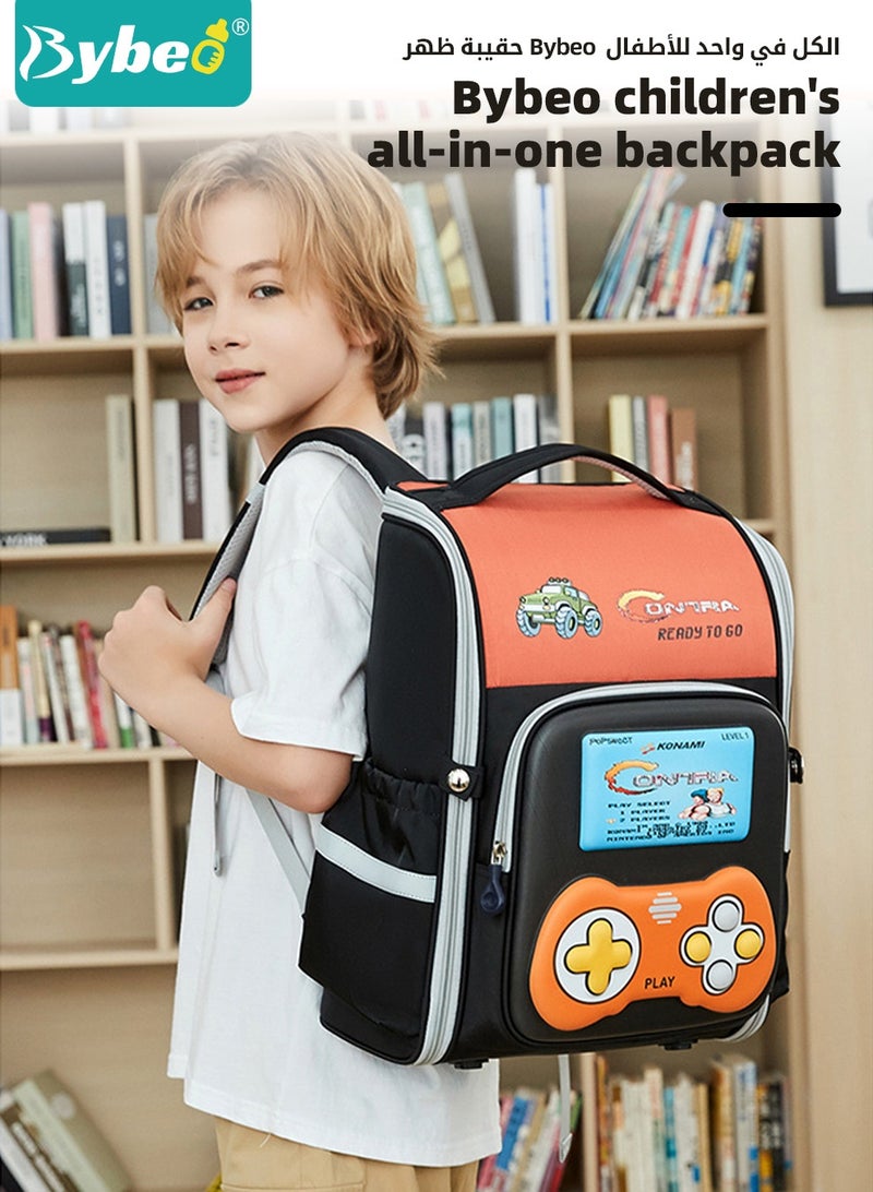 بيبو حقيبة مدرسية للأطفال، حقيبة ظهر للأطفال، حقيبة ظهر مدرسية لطلاب المدارس الابتدائية، حقائب مدرسية مقاومة للماء للأولاد والبنات، حقائب مدرسية ابتدائية، سعة كبيرة وخفيفة الوزن - Image 2