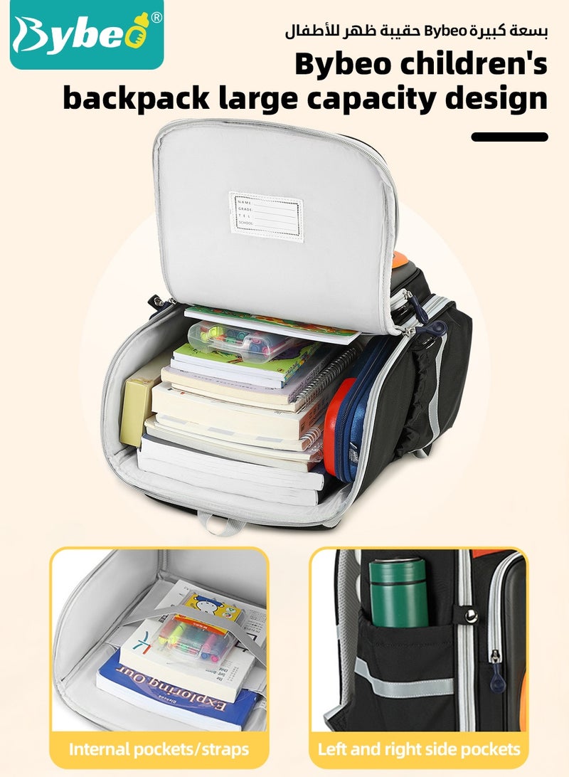 بيبو حقيبة مدرسية للأطفال، حقيبة ظهر للأطفال، حقيبة ظهر مدرسية لطلاب المدارس الابتدائية، حقائب مدرسية مقاومة للماء للأولاد والبنات، حقائب مدرسية ابتدائية، سعة كبيرة وخفيفة الوزن - Image 4