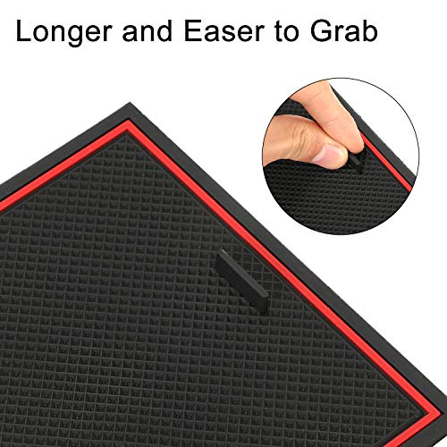 ROCCS Secret Compartment Cover Center Console Organizer Tray for GMC Sierra 1500 2500HD 3500HD Denali Silverado 2014-2019 Hidden Plate - Image 3