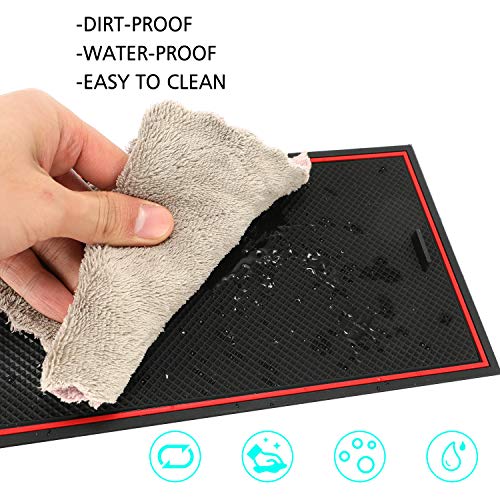 ROCCS Secret Compartment Cover Center Console Organizer Tray for GMC Sierra 1500 2500HD 3500HD Denali Silverado 2014-2019 Hidden Plate - Image 5