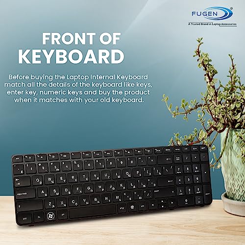 FUGEN Laptop Internal Keyboard for HP Pavilion G6-2000, 2100, 2200 (Black) - Image 2