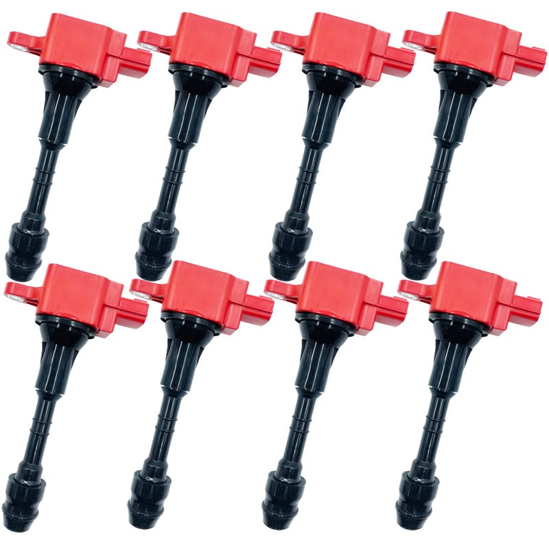 GP POWER IGNITION COIL 224487S015 22448AR215 UF510 UF568 UF482 SET OF 8 COMPATIBLE WITH INFINITI FX45 M45 Q45 QX56 NISSAN ARMADA PATHFINDER TITAN 45 56 V8 VK45 VK56