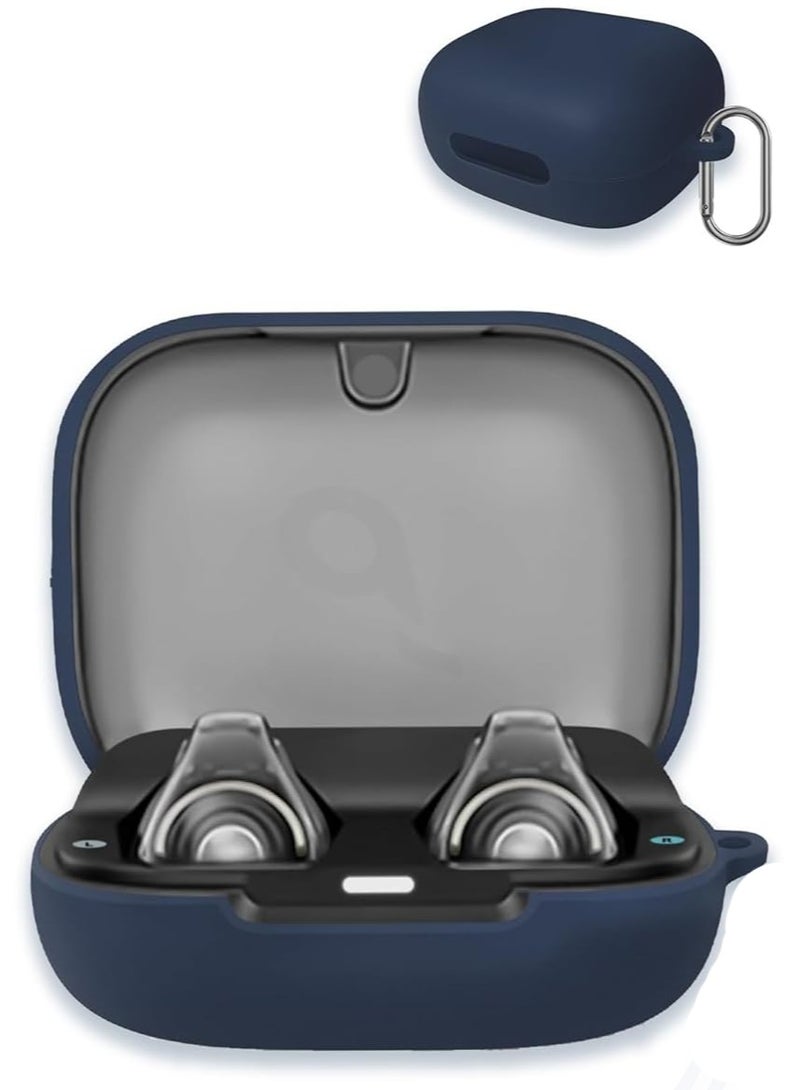 Silicone Protective Case for Soundcore by Anker C30i with Keychain Cover (Blue) - Image 1