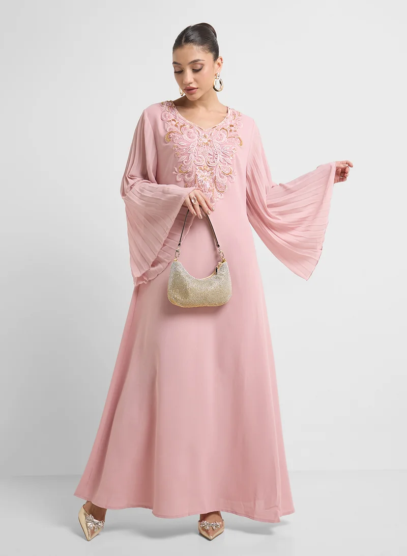 Khizana Embroidered Jalabiya