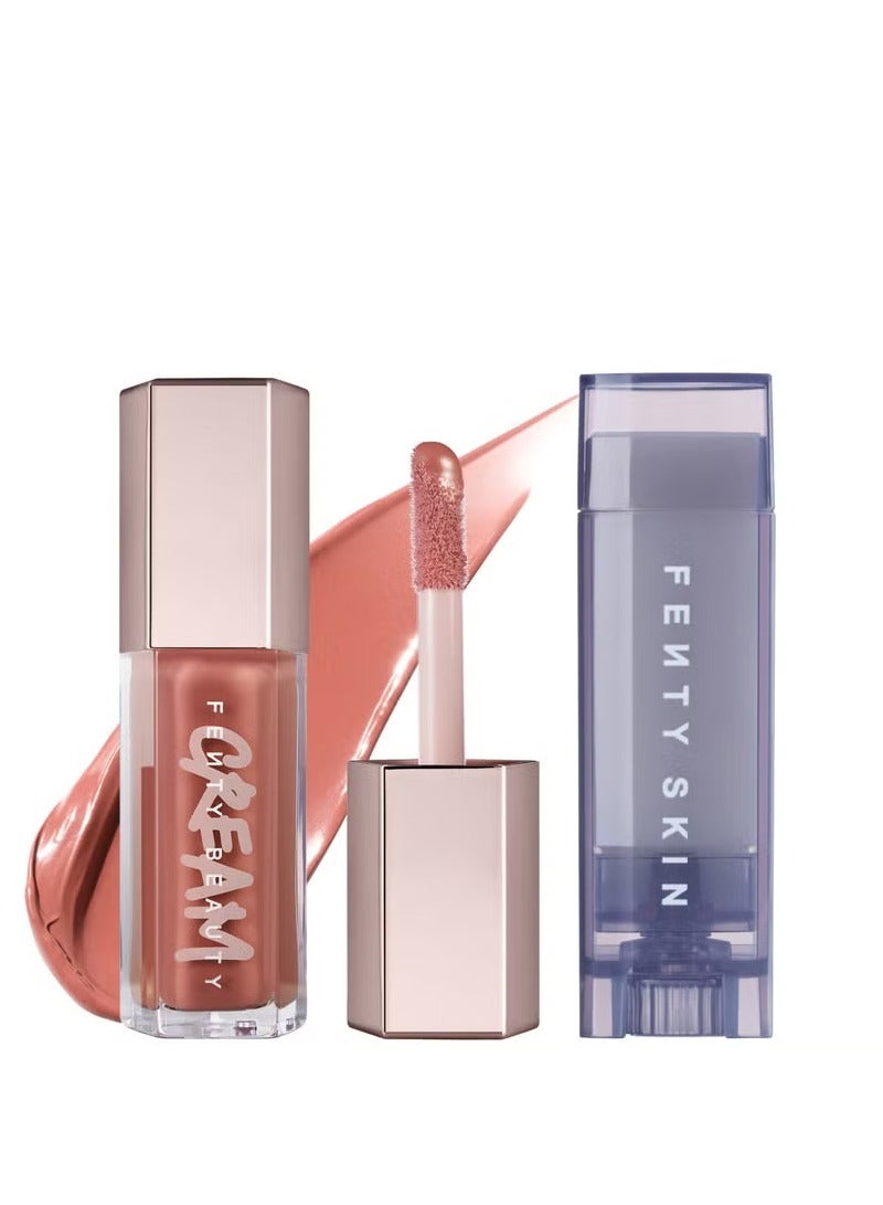 Fenty Beauty GLOSS CREAM X LUX BALM: Fenty Glow - Image 4