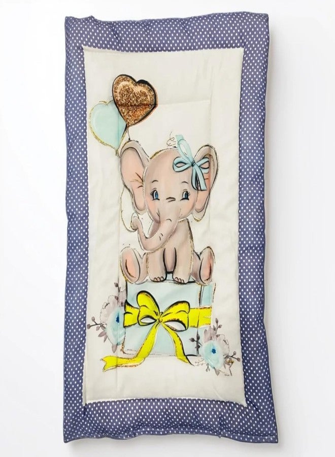 RUMPES Newborn Baby Godadi Pack of 5 Soft Cotton Godadi | Baby Bedding Set | Crib Sheet | Cartoon Mat New Born Baby Godadi | Multicolor | Lightweight Newborn Mattress(250 Thread Count) - Image 3