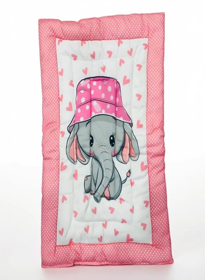 RUMPES Newborn Baby Godadi Pack of 5 Soft Cotton Godadi | Baby Bedding Set | Crib Sheet | Cartoon Mat New Born Baby Godadi | Multicolor | Lightweight Newborn Mattress(250 Thread Count) - Image 4