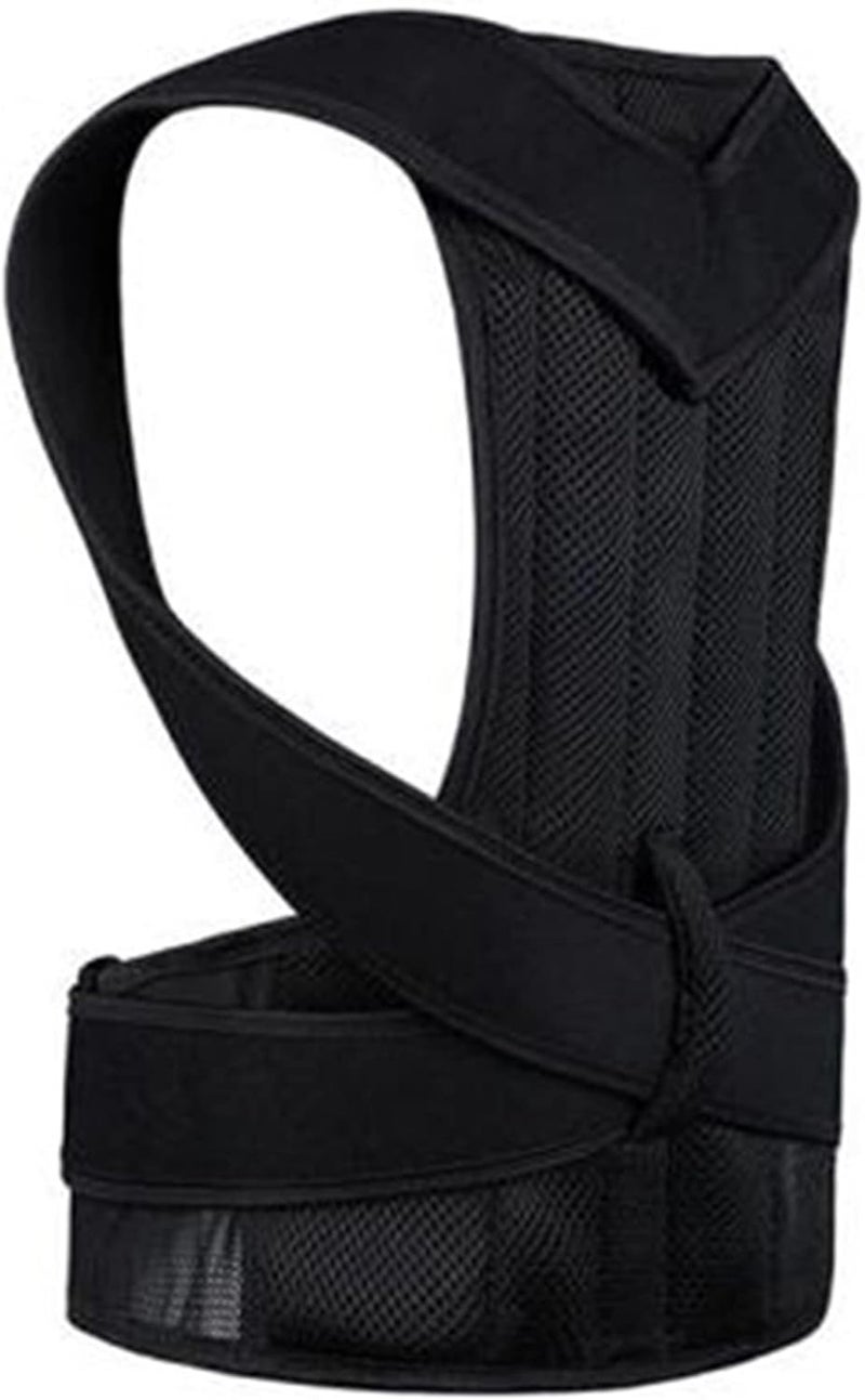 43cm*2pcs Alloy bar Corrector Scoliosis Back Brace Spine Corset Shoulder Therapy Support Poor Correction Belt,Black-M - Image 1