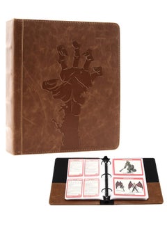 Curiosities Cache Monster Card & Spellcard Organizer Binder With Pages Light Brown - pzsku/ZB204FE149164CC47EE39Z/45/_/1706154516/20dd3258-f3f2-4fd6-a266-3758318facc5