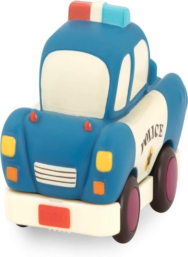 HITRUZ Metal Die Cast Cartoon Police Car Toy for Kids 2-5 Years | Push & Go Friction Powered Vehicle with Flashing Lights | Mini Toy Car | Toddler Gift for Boys & Girls - Image 3