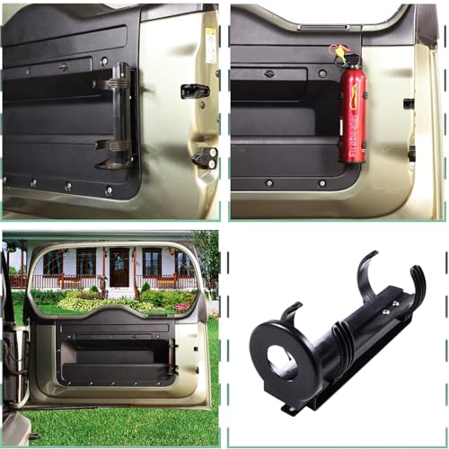 PIUGILH Tailgate Fire Extinguisher Mount Bracket Compatible with Land Rover Defender 90 110 130 2020 2021 2022 2023 - Image 5