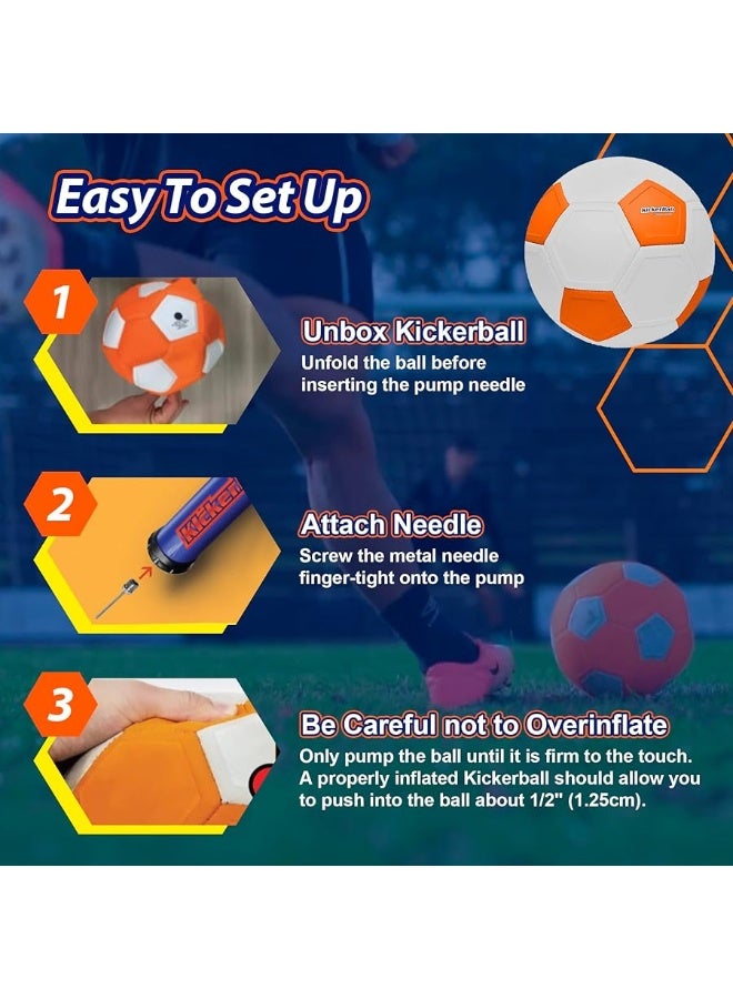 Kickerball - Curve and Swerve Soccer Ball/Football Toy - Kick Like The Pros, Great Gift for Boys and Girls - Perfect for Outdoor & Indoor Match or Game - Image 4