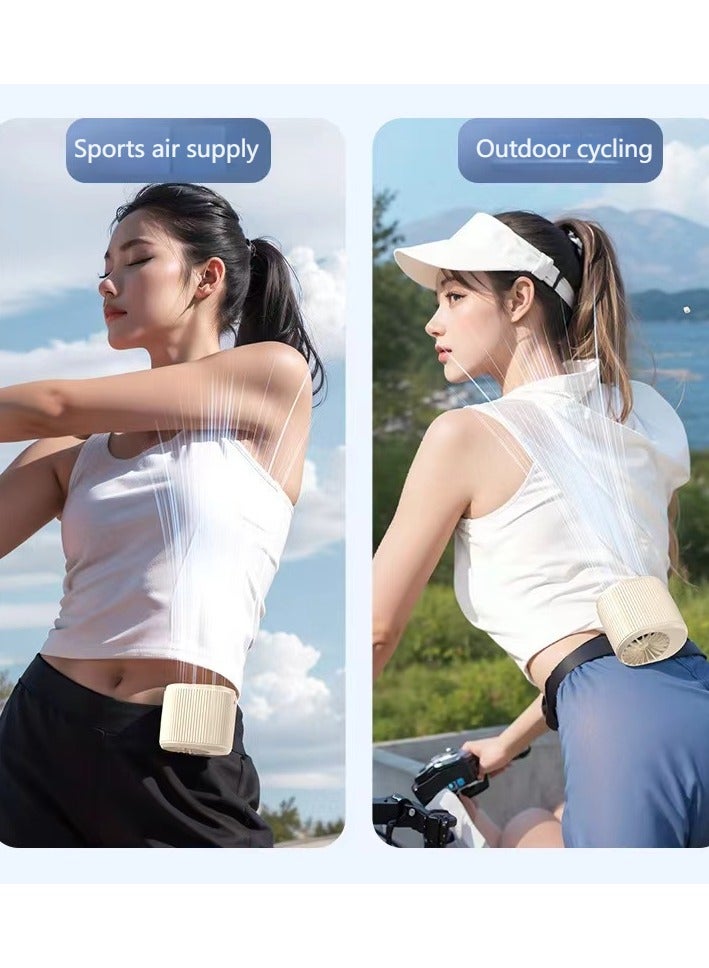 High-speed waist-mounted fan/Outdoor cycling/baby stroller/Cap clipable/desktop/mini/waist fan - Image 2