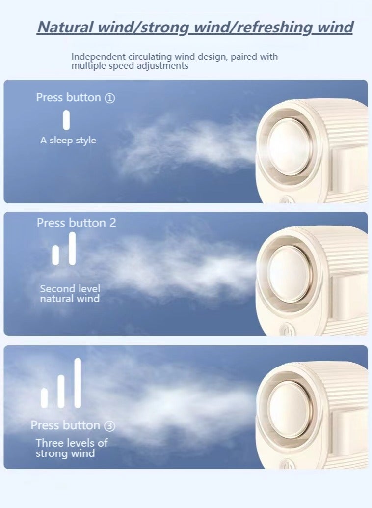 High-speed waist-mounted fan/Outdoor cycling/baby stroller/Cap clipable/desktop/mini/waist fan - Image 3