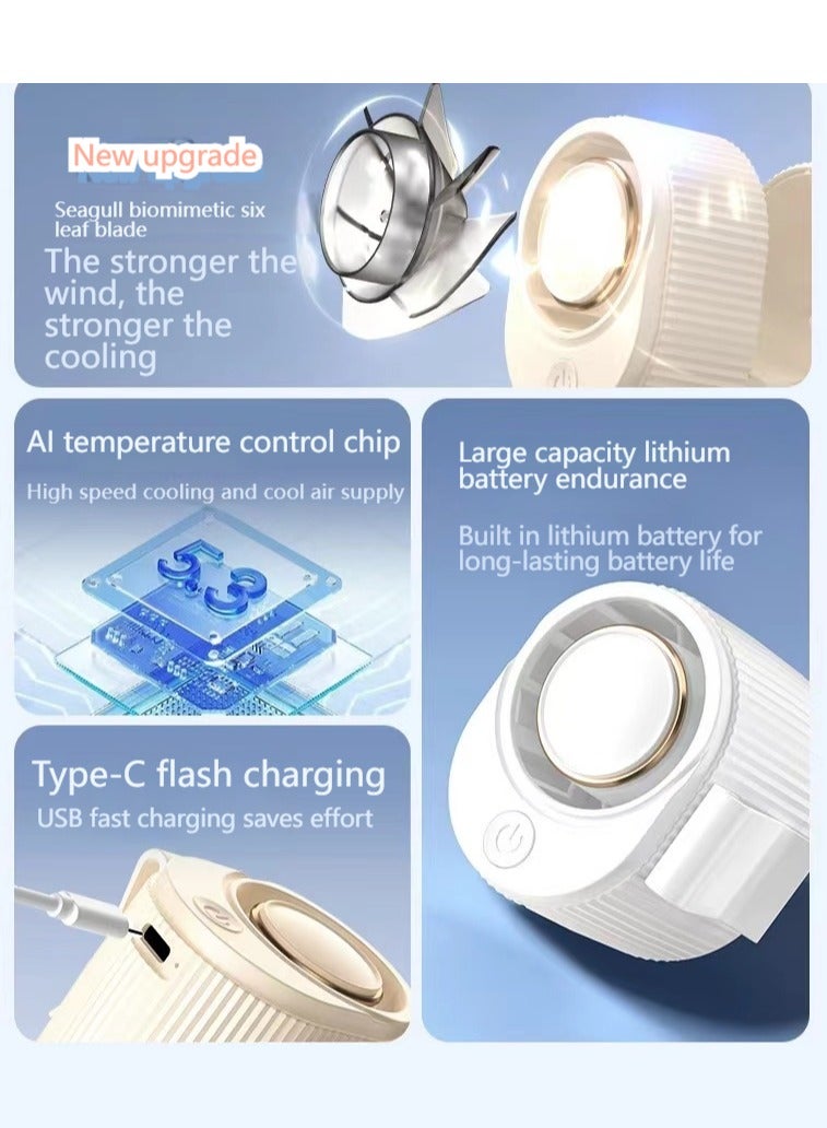 High-speed waist-mounted fan/Outdoor cycling/baby stroller/Cap clipable/desktop/mini/waist fan - Image 5