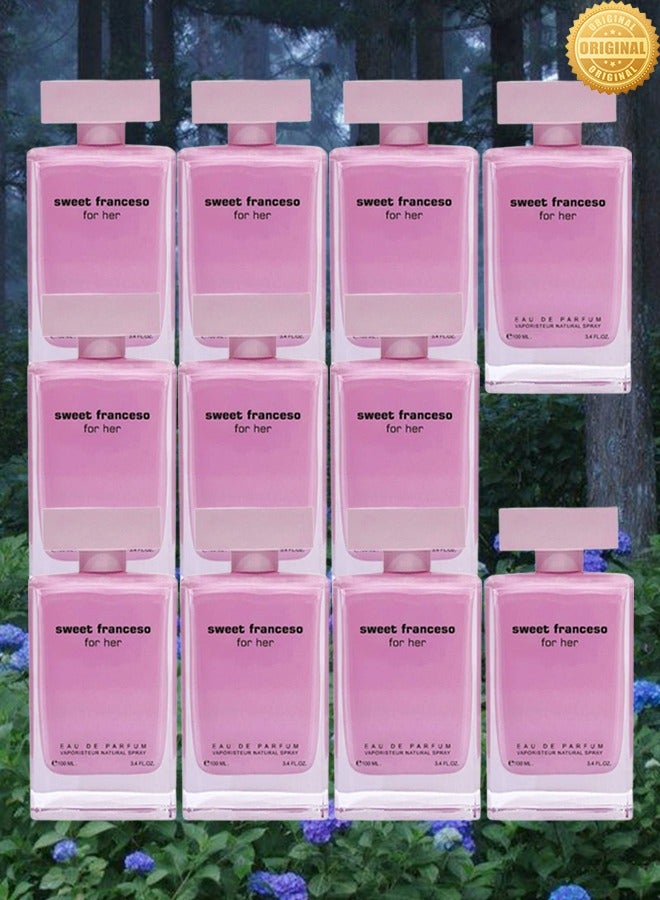فور هير 11 قطع عطر سويت فرانسيسو الوردي لها 100 مل - Image 1