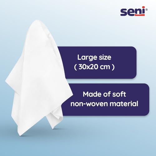 Seni Care Premium Wet Wipes for Adults | 80pcs | Derma tested | Vit E & Allantoin Nourishment | pH Balanced | Skin Friendly - Image 3