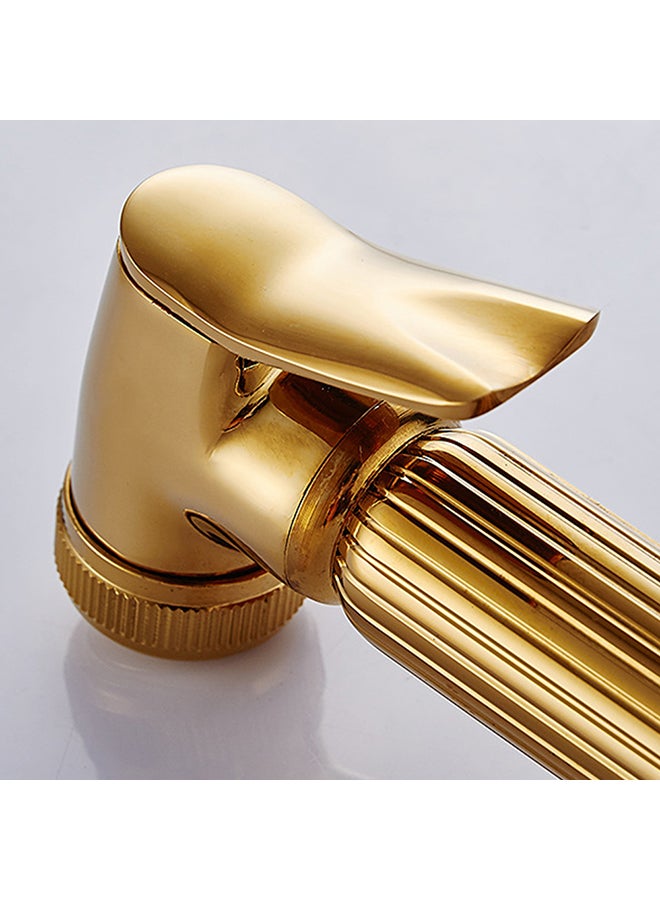 إسكدنيا شطافة على شكل بخاخ تحمل باليد ذهبي 14.50x3.20x6.50سم - Image 4