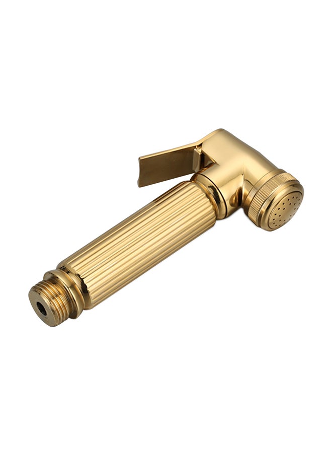 إسكدنيا شطافة على شكل بخاخ تحمل باليد ذهبي 14.50x3.20x6.50سم - Image 1