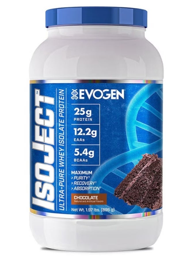 عام إيفوجين نيوتريشن آيسوجيكت (Isoject) بنكهة الشوكولاتة - 28 حصة - 896 جم - Image 1