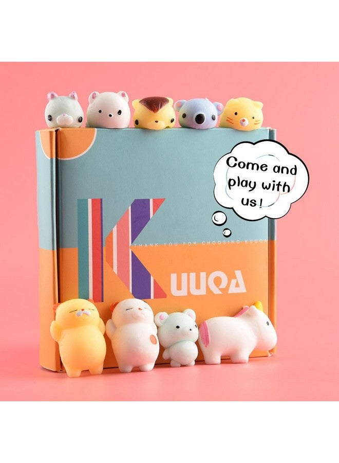 كوكا KUUQA 30 قطعة من ألعاب موتشي الإسفنجية اللطيفة على شكل حيوانات قطة باندا يونيكورن صغيرة ناعمة لتخفيف التوتر كرات ألعاب هدايا حفلات أعياد الميلاد اللطيفة للأطفال والكبار - Image 3