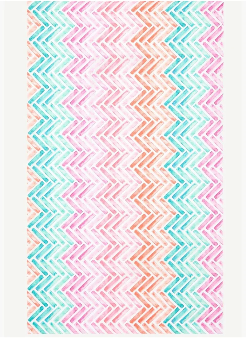 ديفاكتو Colour Block Printed Beach Towel