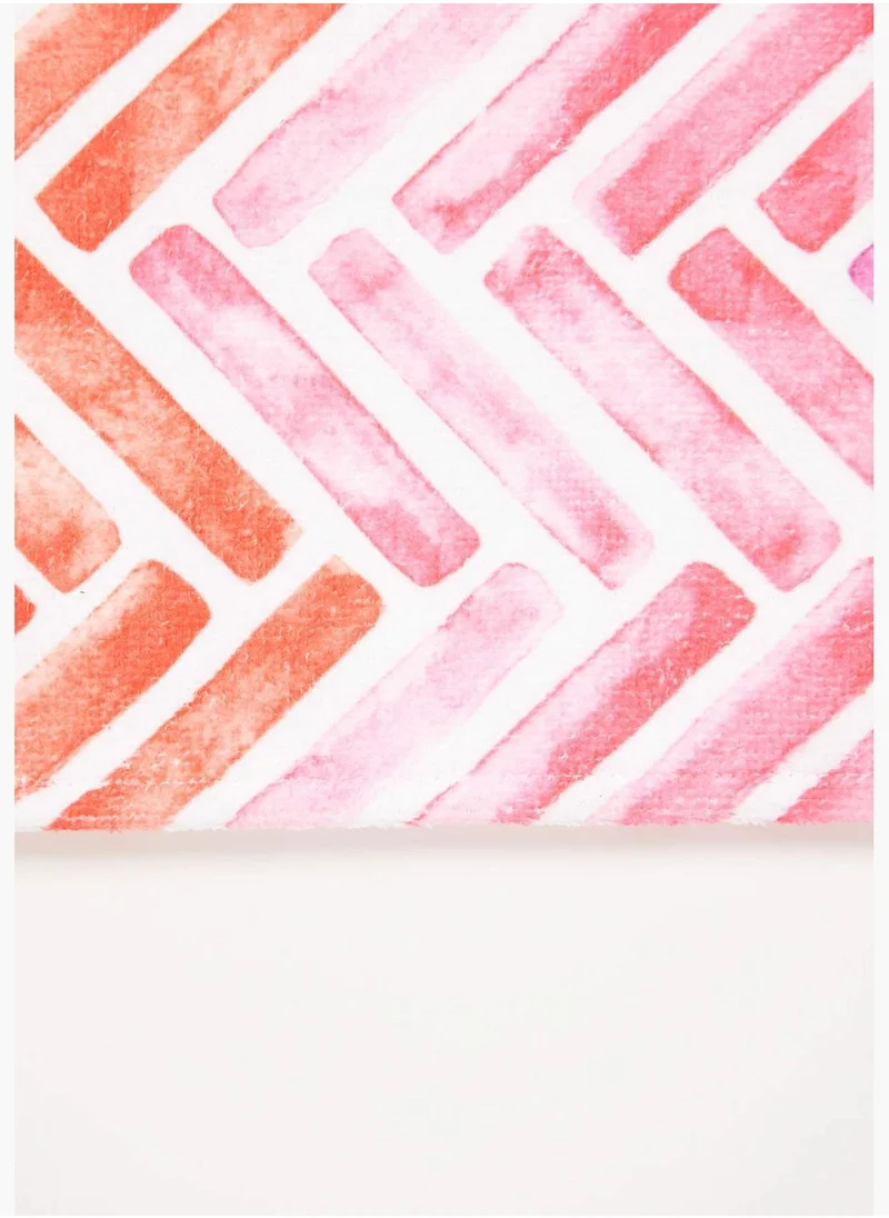 ديفاكتو Colour Block Printed Beach Towel