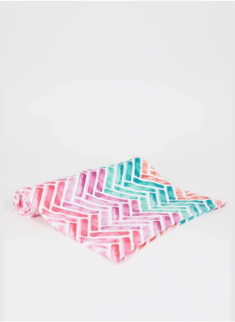 ديفاكتو Colour Block Printed Beach Towel
