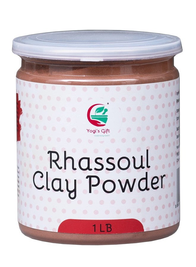 YOGI'S GIFT – Celebrating health Rhassoul Clay for Hair & Face 1 LB | 100% Pure Rhassoul Clay Hair Mask Ingredient | May Stain Skin & Hair When Used Wet - Image 1