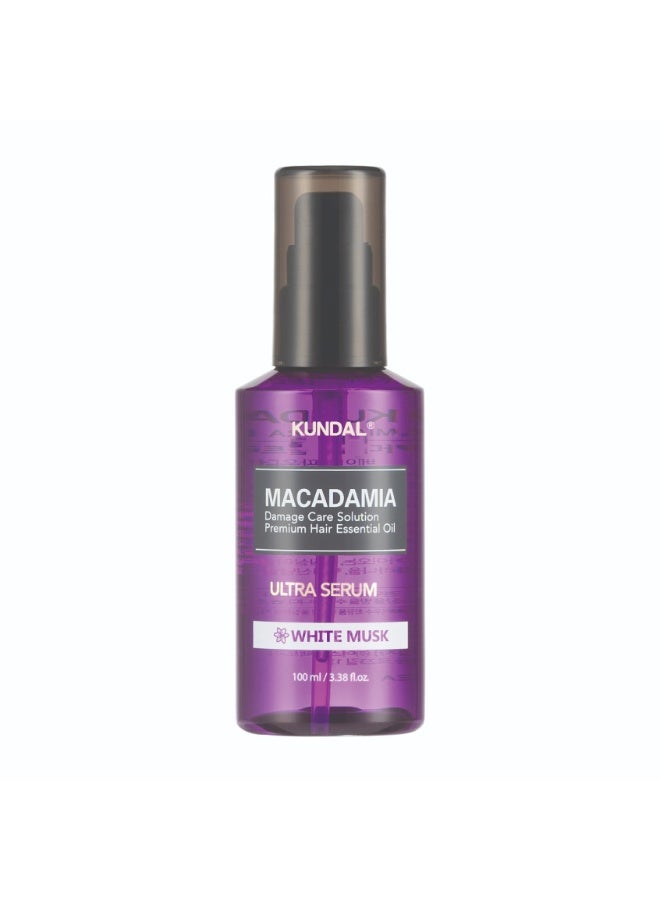 KUNDAL Macadamia Ultra Serum - White Musk 100ml - Image 1