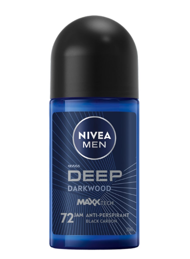 نيفيا مزيل للعرق ديب رول أون بالكربون مضاد للبكتريا 50 مل - Image 1