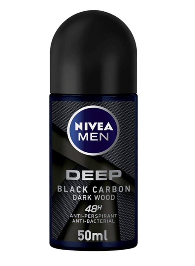 نيفيا مزيل للعرق ديب رول أون بالكربون مضاد للبكتريا 50 مل - Image 2