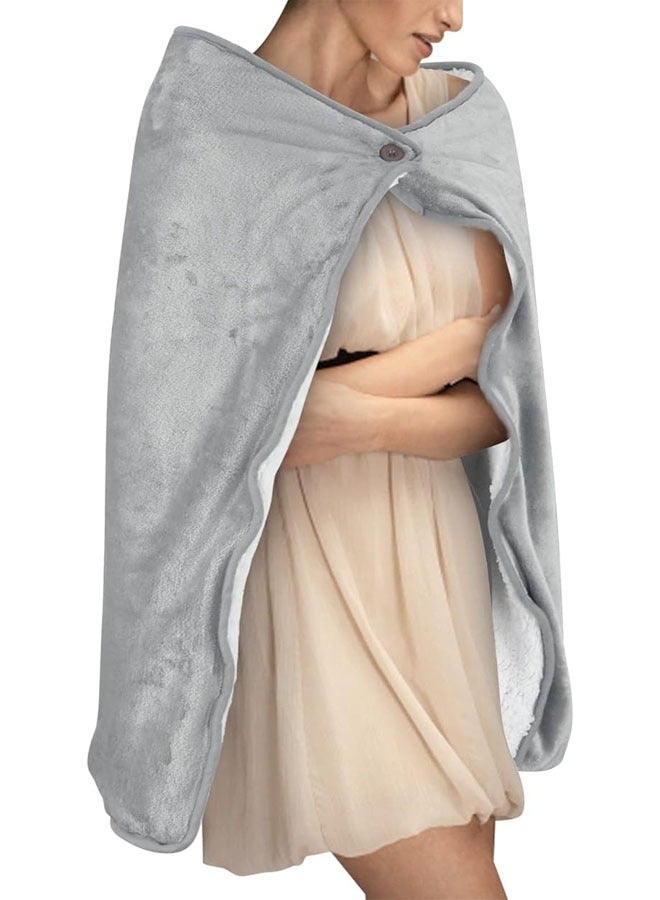 بطانية كهربائية USB ناعمة جدًا من الصوف، سريعة التسخين، للتدفئة في المنزل والمكتب والأماكن العامة، يمكن استخدامها كشال تدفئة للركبة - Image 3