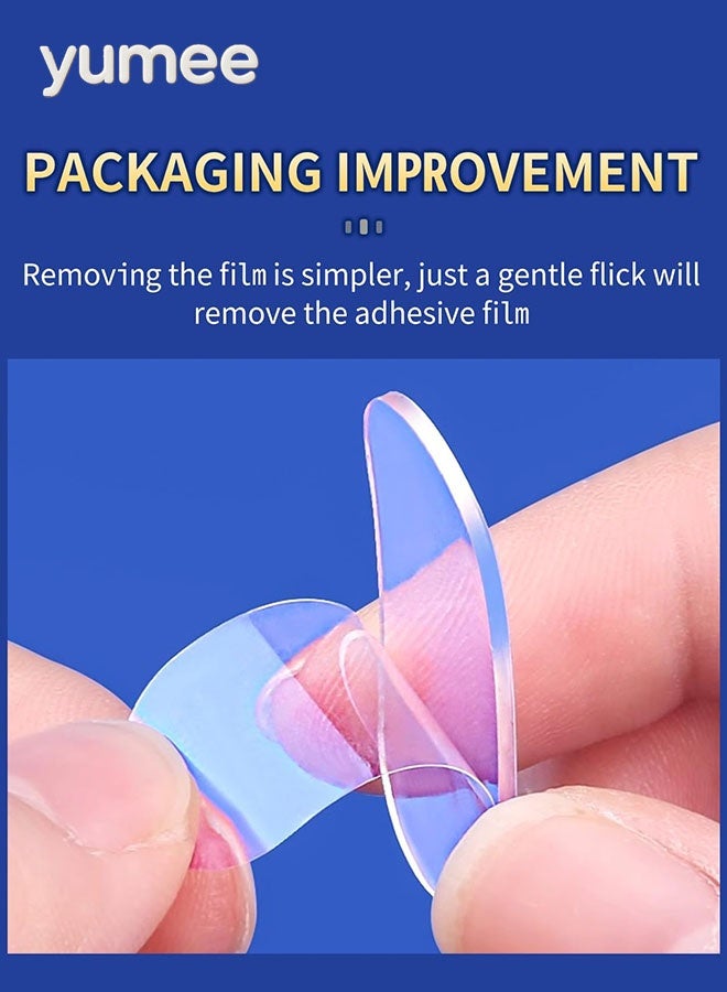 يمي 180 قطعة من وسادات نانو اللاصقة مزدوجة الجوانب، نقاط لاصقة قوية شفافة، شريط تثبيت قوي وقابل للإزالة للحائط، صورة، ملصق، خريطة، مكتب منزلي يمكنك صنعه بنفسك - Image 4