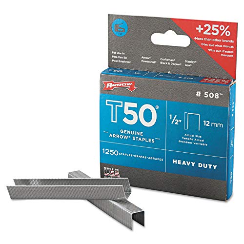 Arrow Fastener دبابيس أرو 50824 T50 الثقيلة 1/2 بوصة (ARR50824) - Image 2