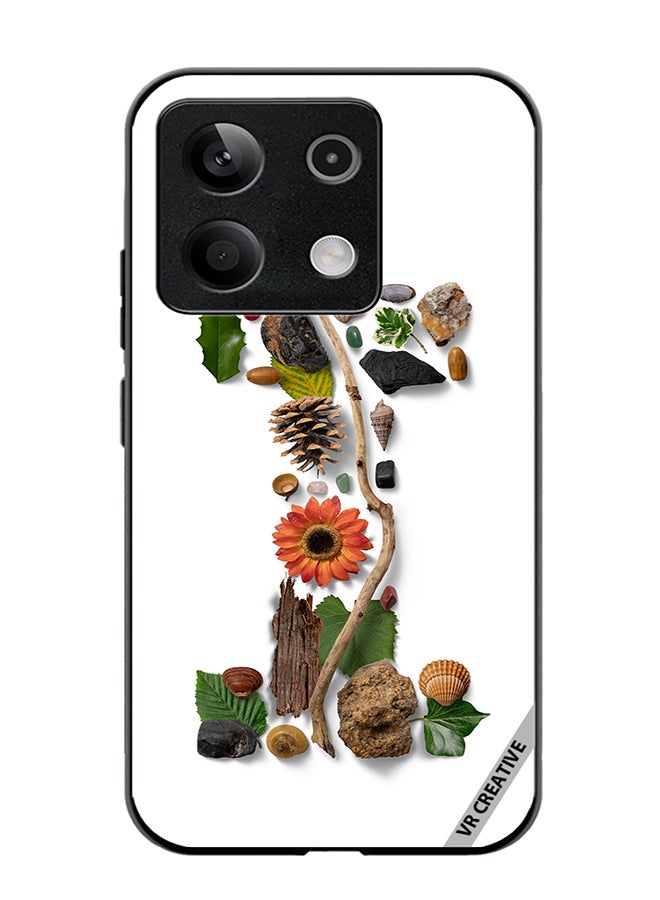 VR CREATIVE Protective Case Cover For Xiaomi Poco X6 Alphabet I Design Multicolour - Image 1