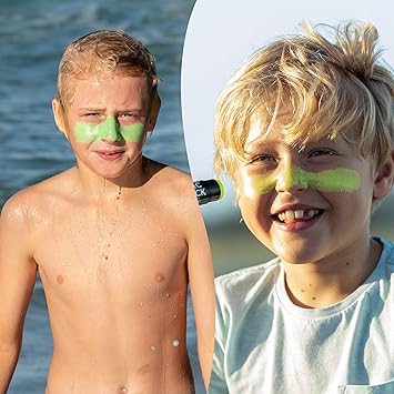 Sun Zapper Zinc Stick Pink Blue Green Yellow Face Sunblock Rainbow 4Pack SPF50 Coloured Zinc Sunscreen Sticks Made in Australia - Image 5