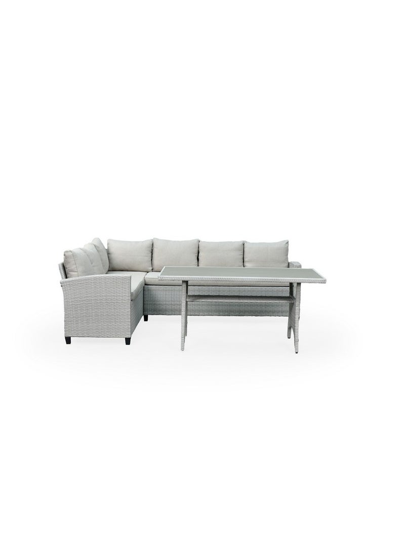 ROYALOAK Royaloak Tivoli Wicker Outdoor Sofa Set | Fiber Rattan | Aluminium | Sofa Sets | Durable & Long-lasting | Classic Design | Best Sofa Set | Simple Sofa Set  - Image 4