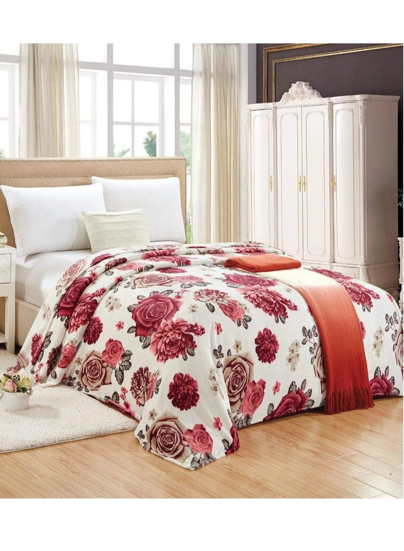Moon Single Size Throw Blanket All Season Warm Lightweight Super Soft Microfiber Flannel For Couch Bed And Sofa 150x200 CM  - Image 2