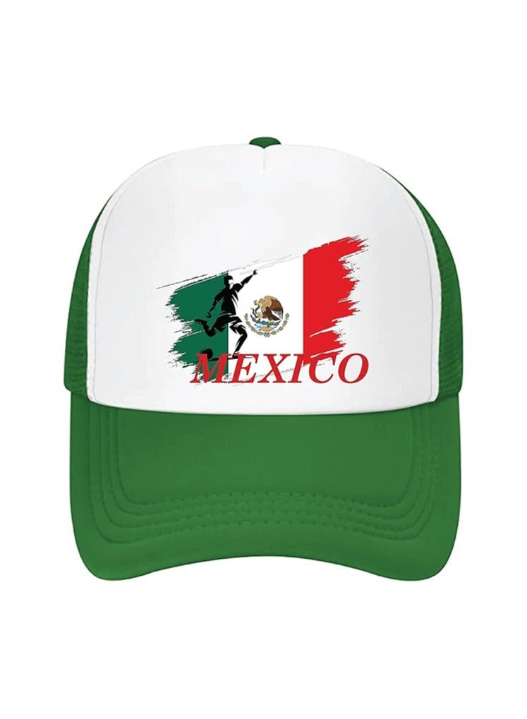 Mexico Sports Cap With Adjustment Plastic Snap Closure For Men And Women - Image 1