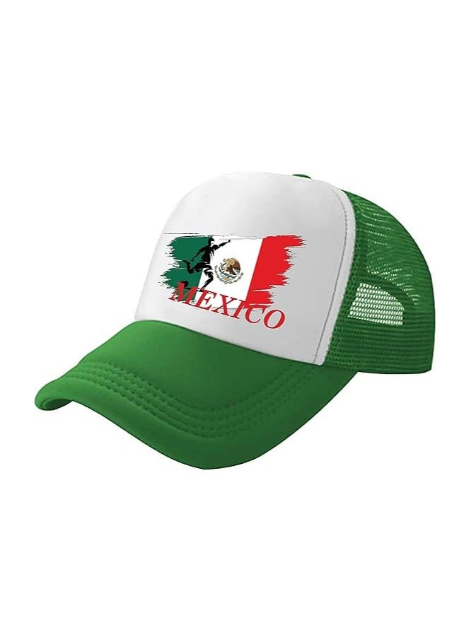 Mexico Sports Cap With Adjustment Plastic Snap Closure For Men And Women - Image 2