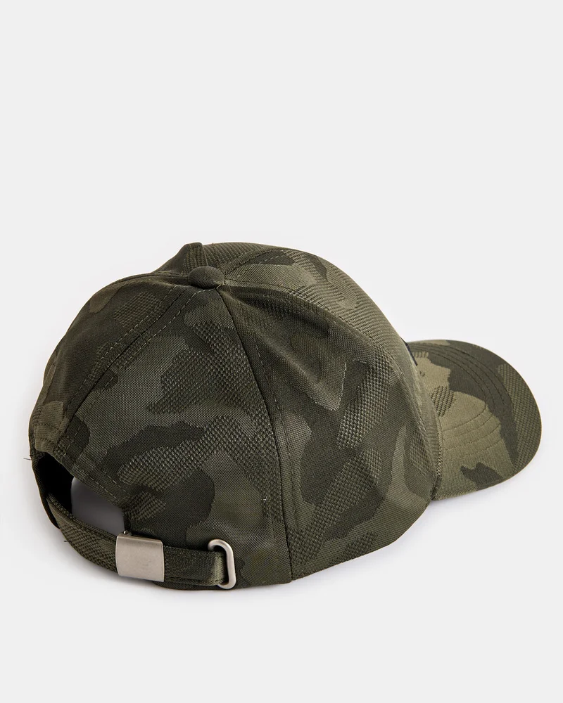 REDTAG Boys Olive Printed Cap