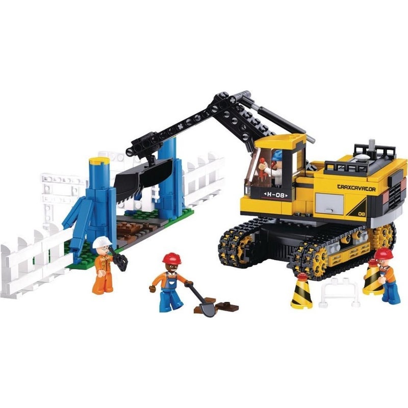 Sluban - Town Construction Excavator Bricks Set 614 Pieces - M38-B0551 - Image 2