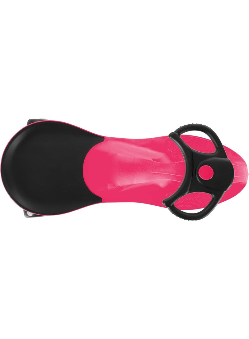 سيارة هزازة - لعبة ركوب للاطفال بعمر 3 سنوات فما فوق - العاب ركوب للاطفال بدون بطاريات او تروس او دواسات، فقط قم بلف وتذبذب وانطلق من هابي كيدو (وردي فاقع ) - Image 2