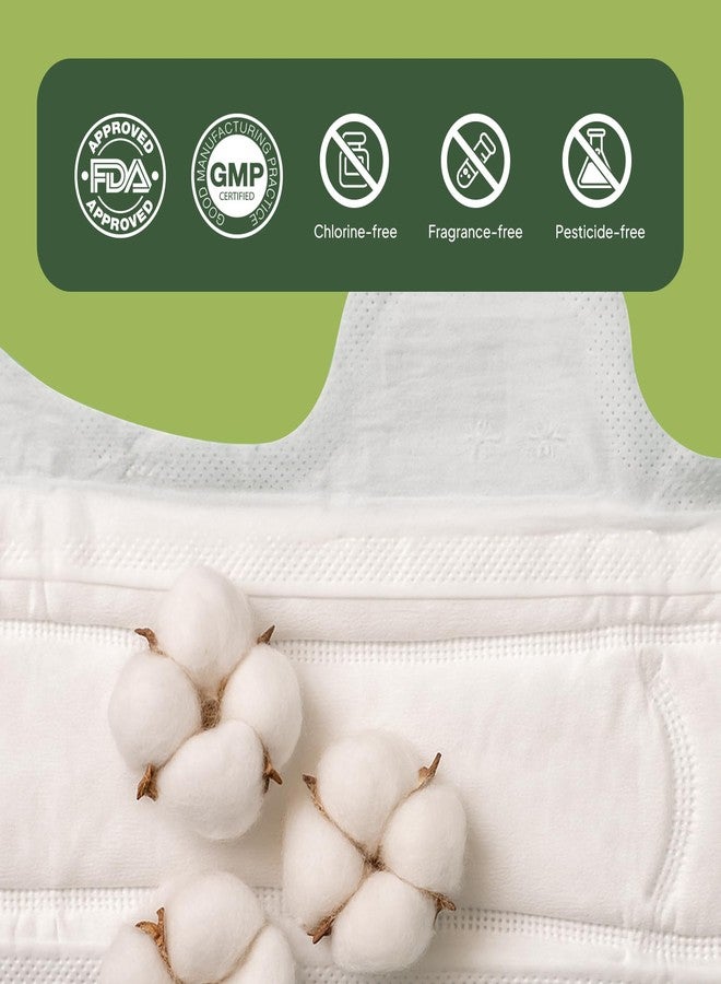X9 Cotton Cover Period Pads, Regular Absorbency Pads for Women with Wings, 28 Count - Image 4