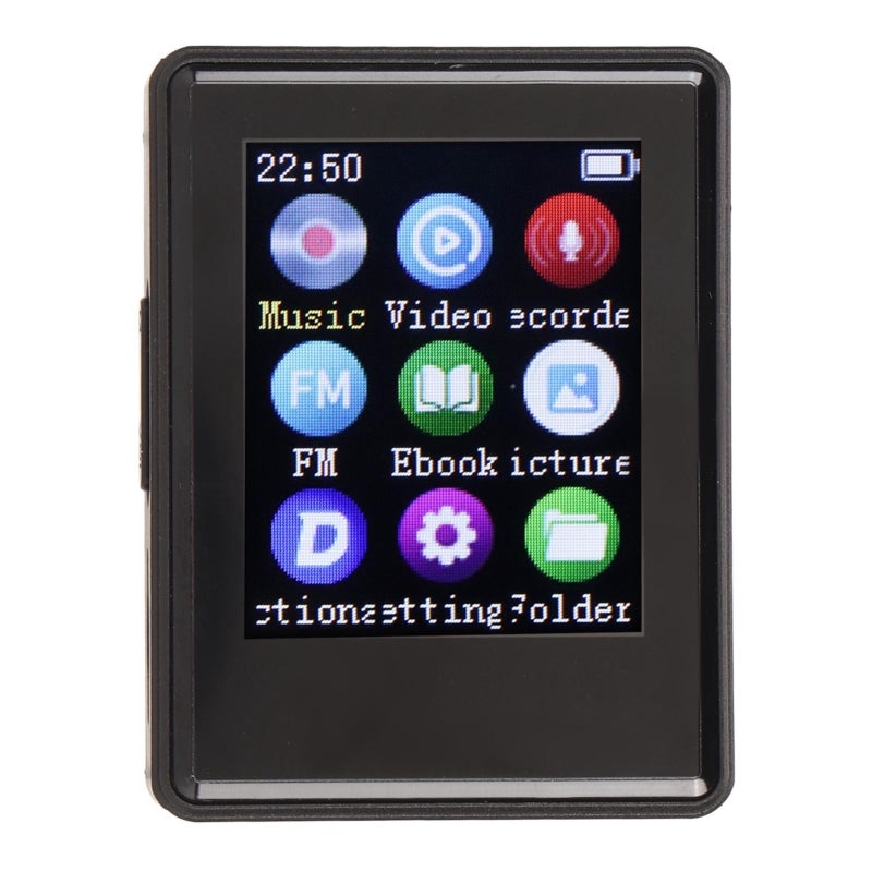Portable MP3 Player 1.77 Inch SPI HD Screen Bluetooth 5.0 Chip - HiFi Sound Decoding Mp4 Player for Running, Working Out, Travel and Music Lovers - Image 5