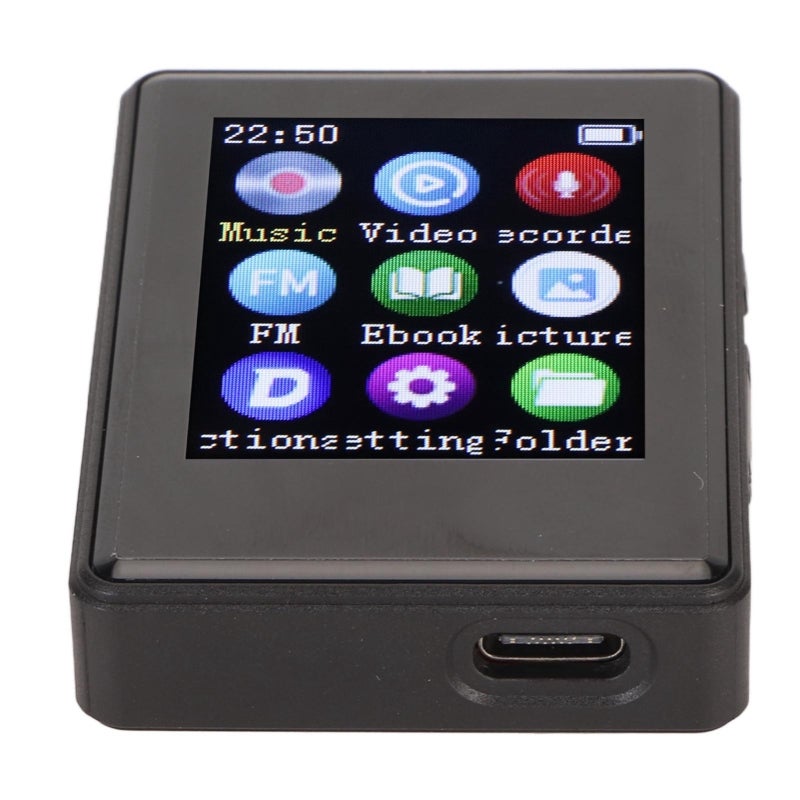 Portable MP3 Player 1.77 Inch SPI HD Screen Bluetooth 5.0 Chip - HiFi Sound Decoding Mp4 Player for Running, Working Out, Travel and Music Lovers - Image 3